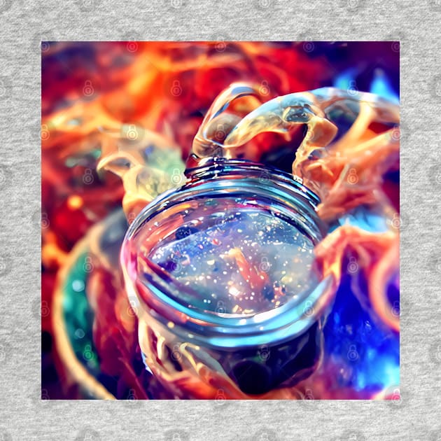 Nebula in a Mason Jar by Chaoticstep